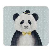 Waterverf Panda Beer Snijplank (Voorkant)