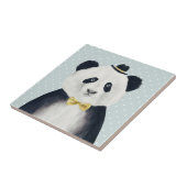 Waterverf Panda Beer Tegeltje (Zijkant)