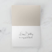 Waterverf Panda Beer Verjaardag Kaart (Binnen)