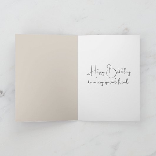 Waterverf Panda Beer Verjaardag Kaart (Binnen)