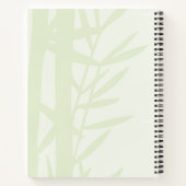 Waterverf Panda Beren Mam en Baby in Bamboo Notitieboek (Achterkant)