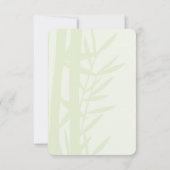 Waterverf Panda Beren Mam en Baby in Bamboo Save The Date (Achterkant)