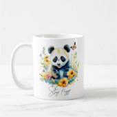 Waterverf Panda, blijf wazig Koffiemok (Links)