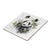Waterverf Panda Garden Tegeltje (Zijkant)