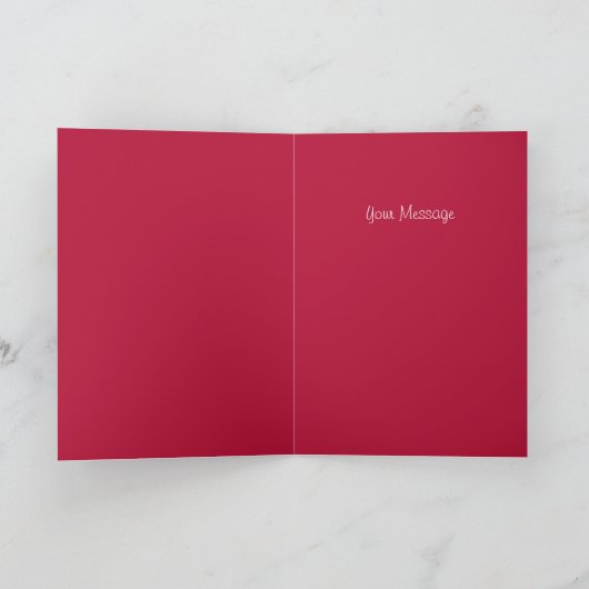 Waterverf Panda met regenbooghart Kaart (Binnen)