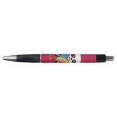 Waterverf Panda met regenbooghart Pen (Voorkant)
