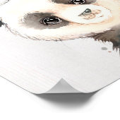 Waterverf Panda Nursery Art Print (Hoek)