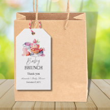 Waterverf Pannenkoek Baby Brunch Douche