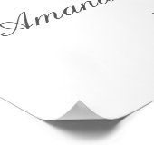 Waterverf Pannenkoek Baby Brunch Douche Welkom Poster (Hoek)