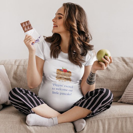 Waterverf Pannenkoek Mama te zijn T-shirt