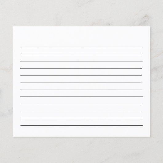 Waterverf Pannenkoeken Bruids brunch Receptenkaart (Achterkant)