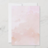 Waterverf Pannenkoeken Bruidsbrunch Kaart (Achterkant)