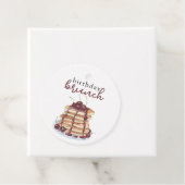 Waterverf Pannenkoeken Verjaardagsfeest Bedankjes Labels (In situ)