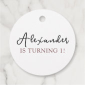 Waterverf Pannenkoeken Verjaardagsfeest Bedankjes Labels (Achterkant)