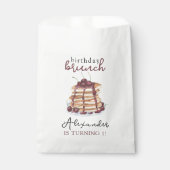 Waterverf Pannenkoeken Verjaardagsfeest Bedankzakje (Voorkant)