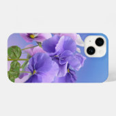 Waterverf Pansy Garden Flower Floral Art iPhone Hoesje (Achterkant horizontaal)