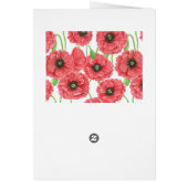 Waterverf papaver (Achterkant)