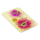 Waterverf papaver 2 magneet (Rechterzijde)