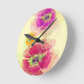 Waterverf papaver 2 ronde klok (Hoek)