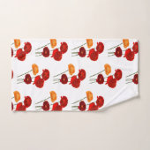 Waterverf papaver bad handdoek (Handdoek)