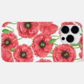 Waterverf papaver Case-Mate iPhone case (Achterkant (horizontaal))