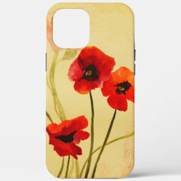 Waterverf papaver Case-Mate iPhone case