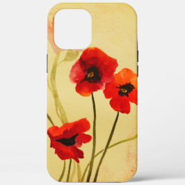 Waterverf papaver Case-Mate iPhone case