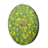 Waterverf papaver dartbord (Voorkant Rechts)