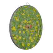 Waterverf papaver dartbord (Voorkant Links)