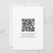 Waterverf papaver en pioenroos bloemenhuwelijk kaart (Achterkant)