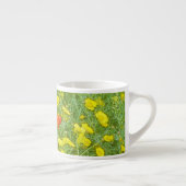 Waterverf papaver espresso kop (Rechts)