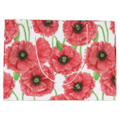 Waterverf papaver groot cadeauzakje (Achterkant)