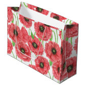 Waterverf papaver groot cadeauzakje (Voorkant Gekanteld)