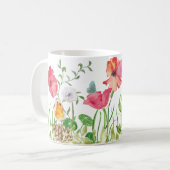 Waterverf papaver in de Mok van de weide (Voorkant links)