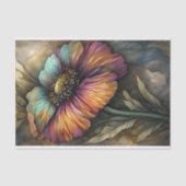 Waterverf papaver-ontkoppeling tissuepapier (Voorkant)