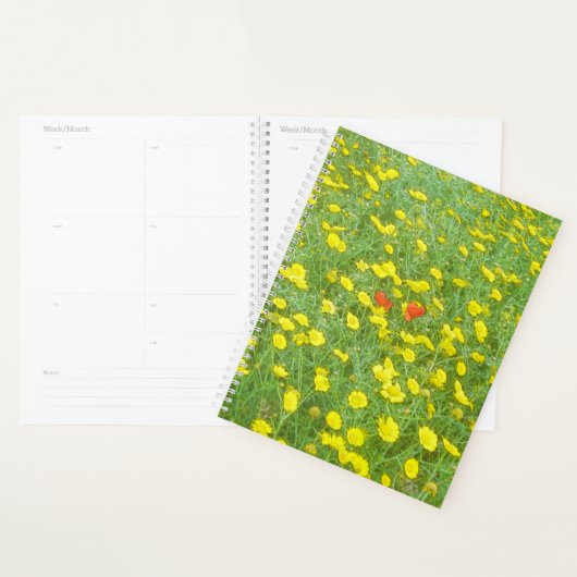 Waterverf papaver planner (Display)