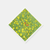Waterverf papaver servet (Hoek)