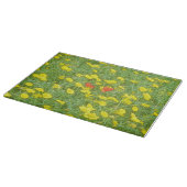 Waterverf papaver snijplank (Hoek)