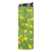 Waterverf papaver thermosbeker (Gedraaid links)