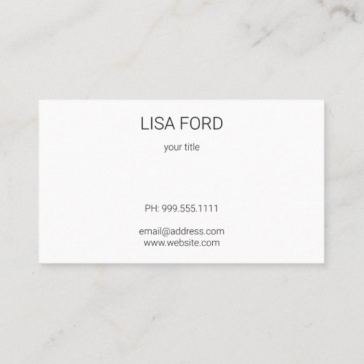 Waterverf papaver visitekaartje (Achterkant)