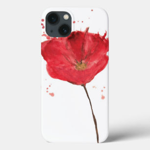Waterverf papaverbloem 2 Case-Mate iPhone case