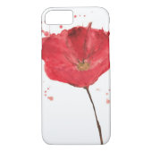 Waterverf papaverbloem 2 Case-Mate iPhone case (Achterkant)
