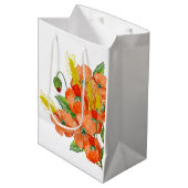 Waterverf papaverbloemen medium cadeauzakje (Voorkant Gekanteld)