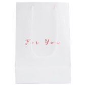 Waterverf papaverbloemen medium cadeauzakje (Achterkant)