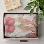 WATERVERF PAPAVERS BLOEMEN DECOUPAGE TISSUEPAPIER (Geschenk)