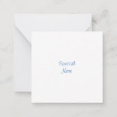 Waterverf papavers en bladeren Patroon Notitiekaartje (Achterkant)