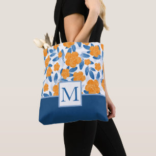 Waterverf papavers en bladeren Patroon Tote Bag