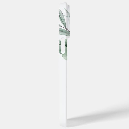 Waterverf papavers en Rozen met uw monogram Case-Mate iPhone Case (Achterkant / Rechts)