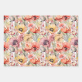 WATERVERF PAPAVERS INPAKPAPIER VEL (Voorkant 2)