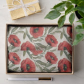Waterverf papavers Print Tissue Paper Tissuepapier (Geschenk)